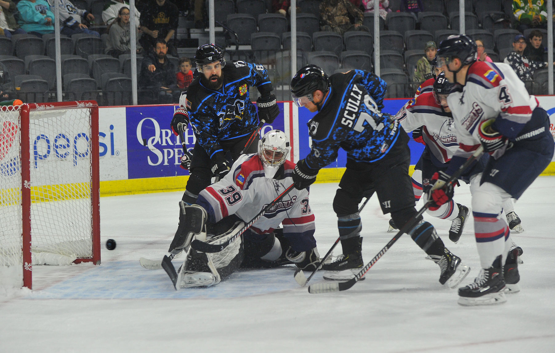 Quad City Storm vs Evansville hockey